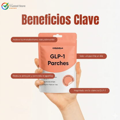 1+1 GRATIS | Metapatch GLP-1™ Parches Adelgazantes para Controlar el Apetito y Perder Peso