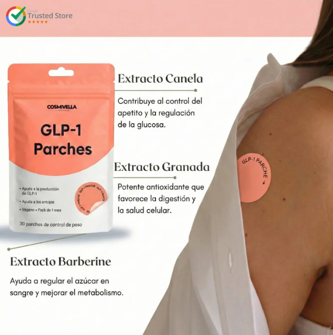 1+1 GRATIS | Metapatch GLP-1™ Parches Adelgazantes para Controlar el Apetito y Perder Peso