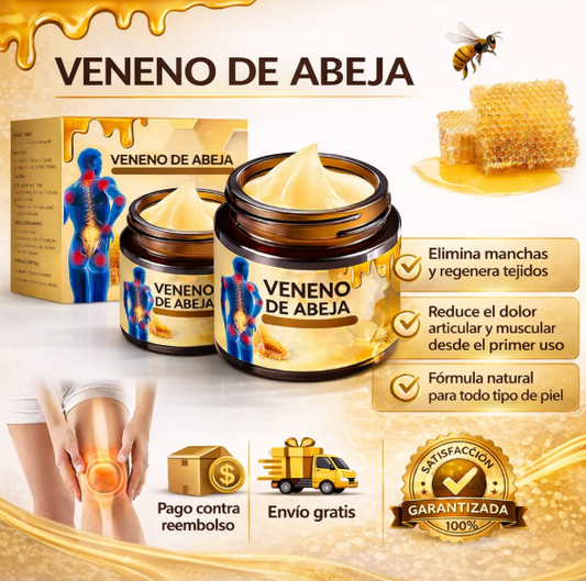 1+1 GRATIS | Premium Sking™ Crema con Veneno de Abeja Mejora tu Piel y Alivia el dolor en Articulaciones