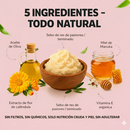 1 + 1 GRATIS | CREMA DE SEBO DE RES PIEL PERFECTA EN 7 DÍAS