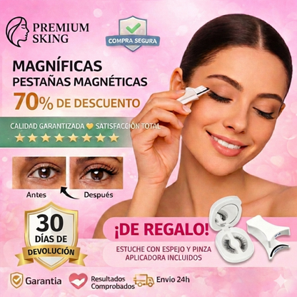 1+1 GRATIS | Pestañas Magnéticas en 1 minuto