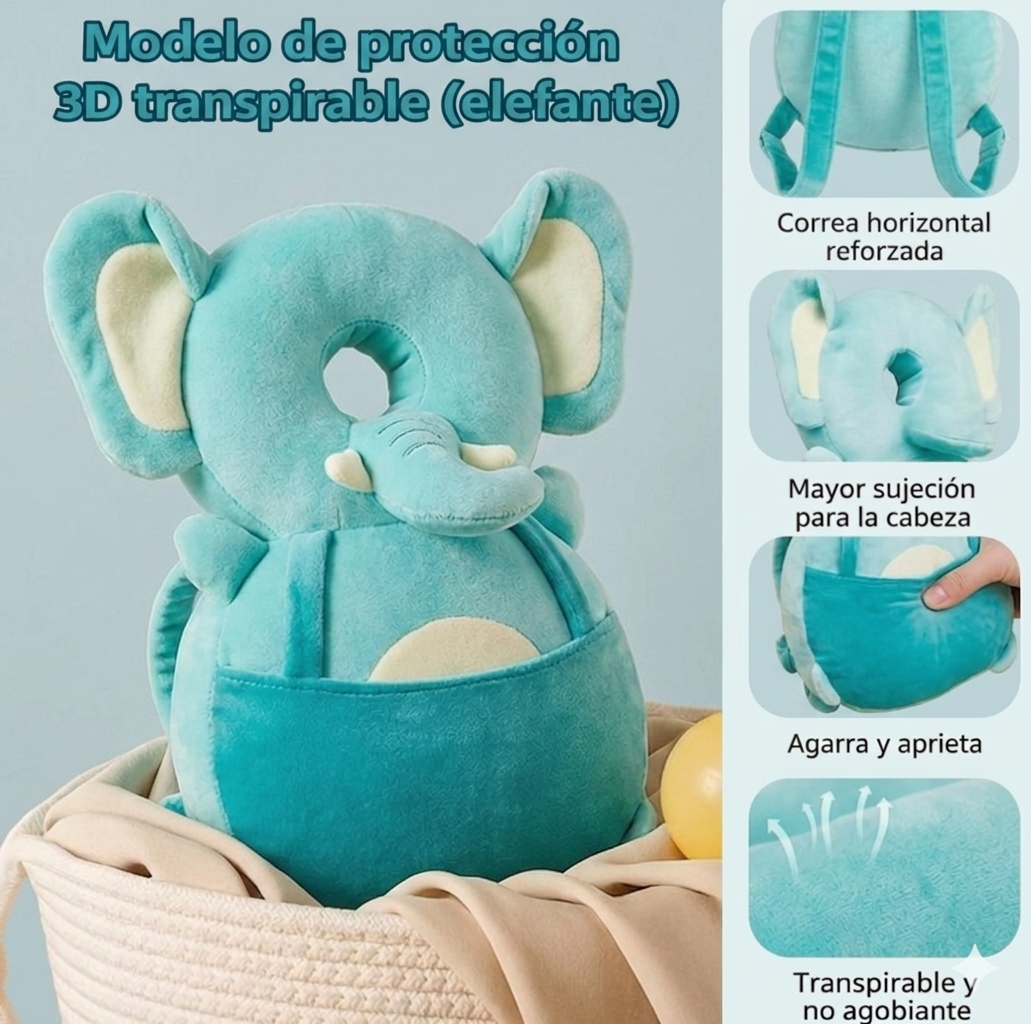 Cojín Anti Caídas para Bebés | Seguridad y Tranquilidad en cada paso